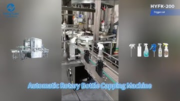 Automatic Rotary Bottles Trigger and Pump Lid Capping Machine HYFK-200
