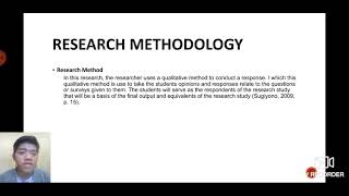 Benladin S. Nando 2-BSE-E1 "Research Proposal Report in GE-5 Purposive Communucation"
