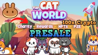 🐱Cat World Token プレセール 100倍暗号通貨🐱P2E NFTメタバース、猫好き、人気の柴犬ミームアルトコイン💎 screenshot 4