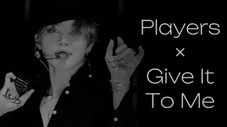 Park Jimin ~ Players × Give It To Me 》MASHUP《 {fmv}
