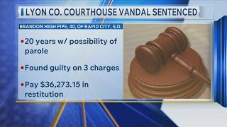 Lyon County Courthouse Vandal Sentenced