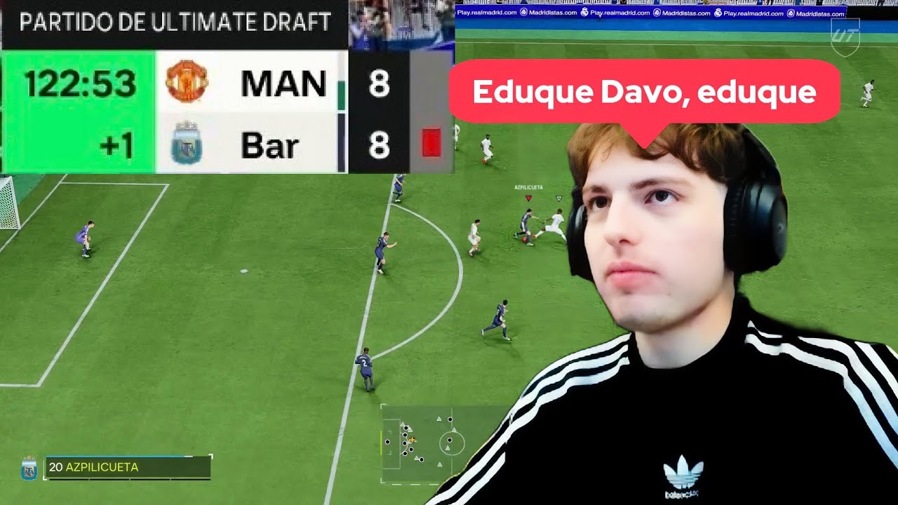 DAVO JUEGA Y EDUCA EN FUT DRAFT EN FC 25 (PARTIDO DEL AÑO)