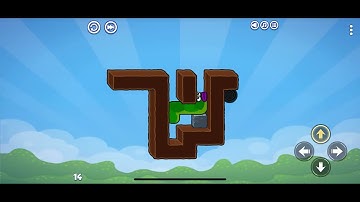Apple Worm: Logic Puzzle. Level 14. Walkthrough.
