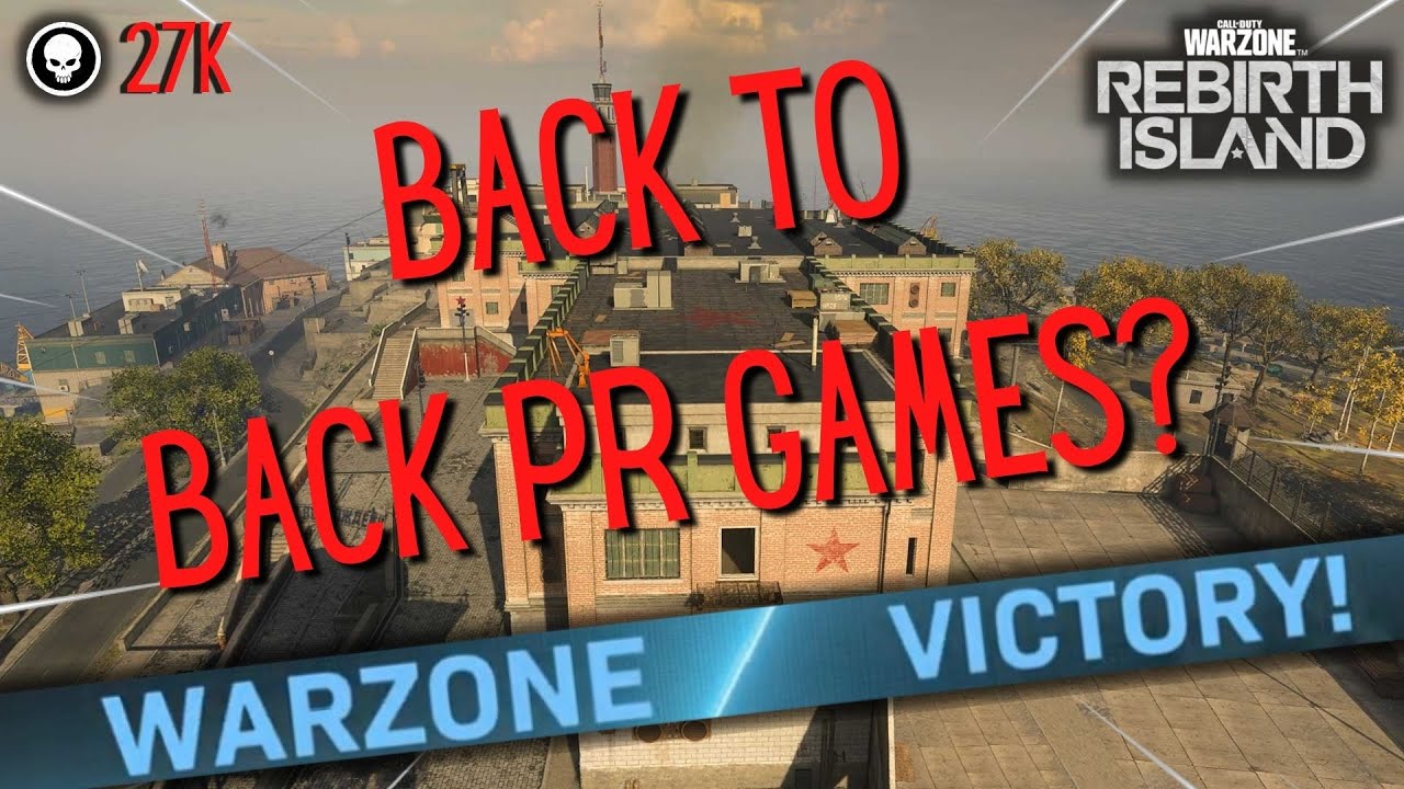 Back to back PR games?!