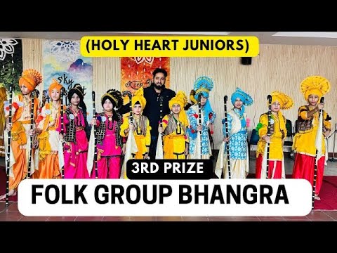 3rd Prizes  Bhangra Punjabi Boliyan  Holy Heart Juniors  Choreography by Gourav Sharma  bhangra