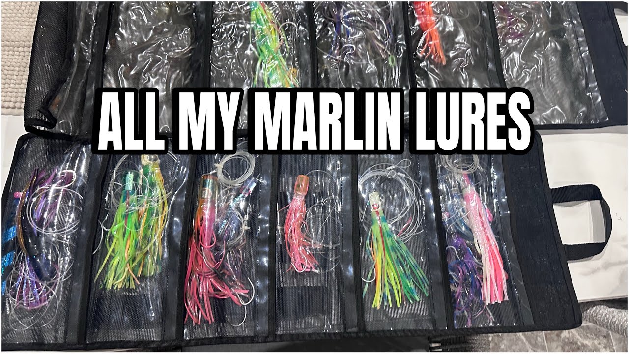 Reviewing all my Marlin lures/how to use them