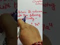 how to find the volume of a rectangle in algebraic expressions, class 8th,ch-8, exercise8.2,#shorts