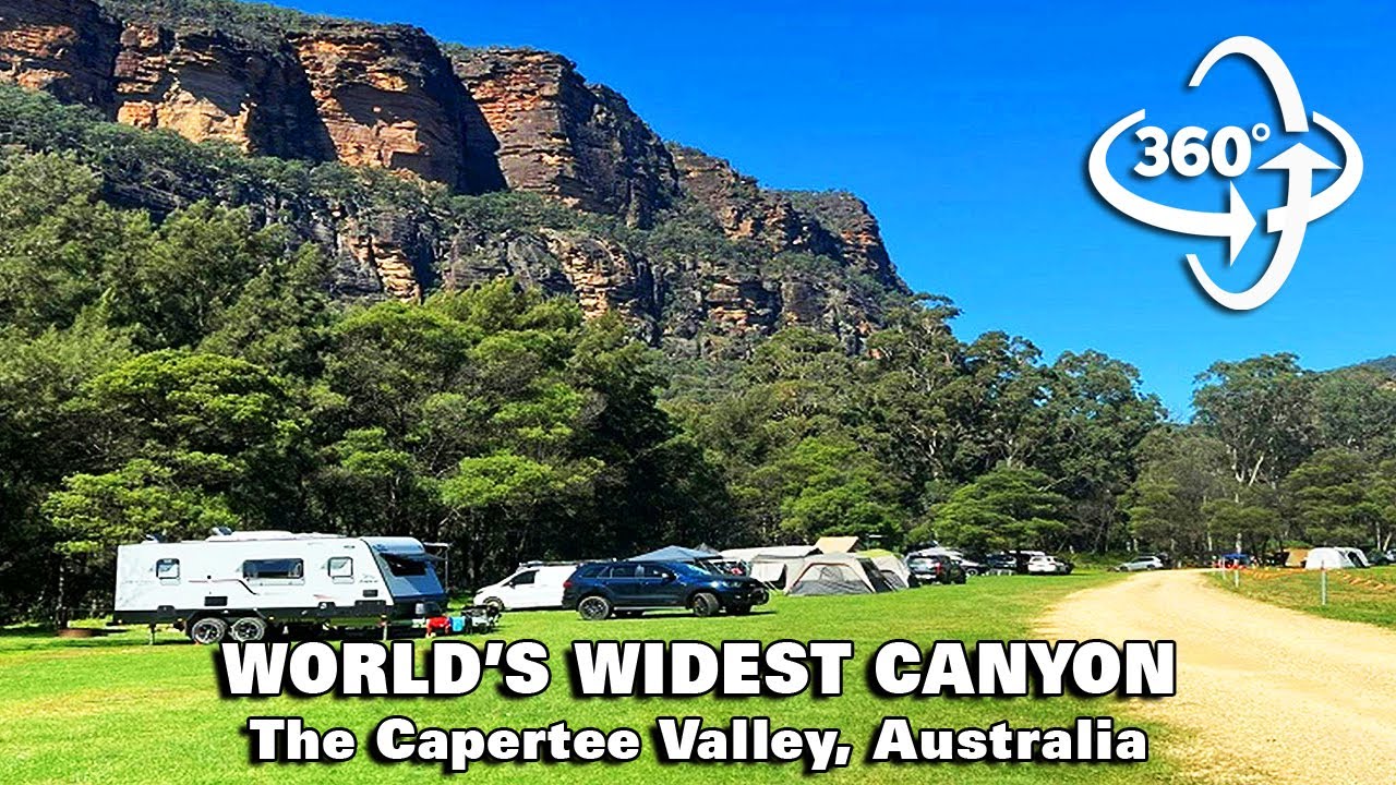 WORLD'S WIDEST CANYON – Capertee Valley | 360° 🚗 VR 8K