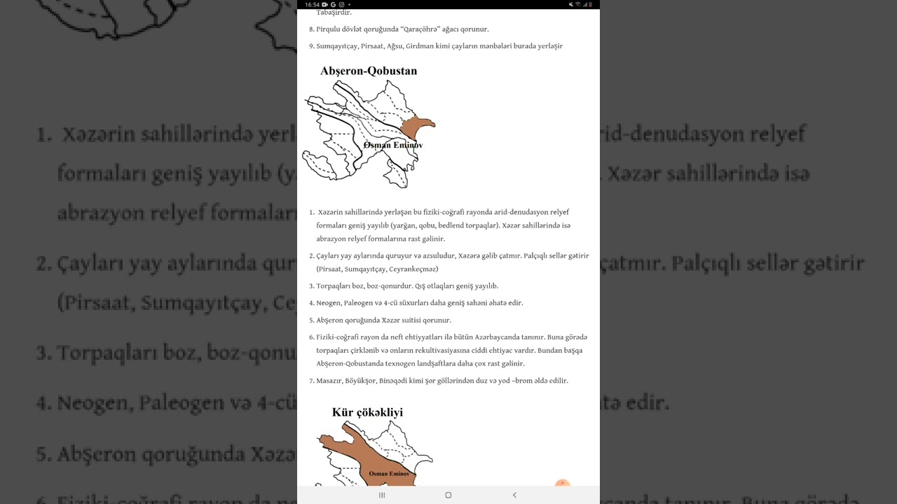 Azərbaycanın fiziki coğrafi rayonları