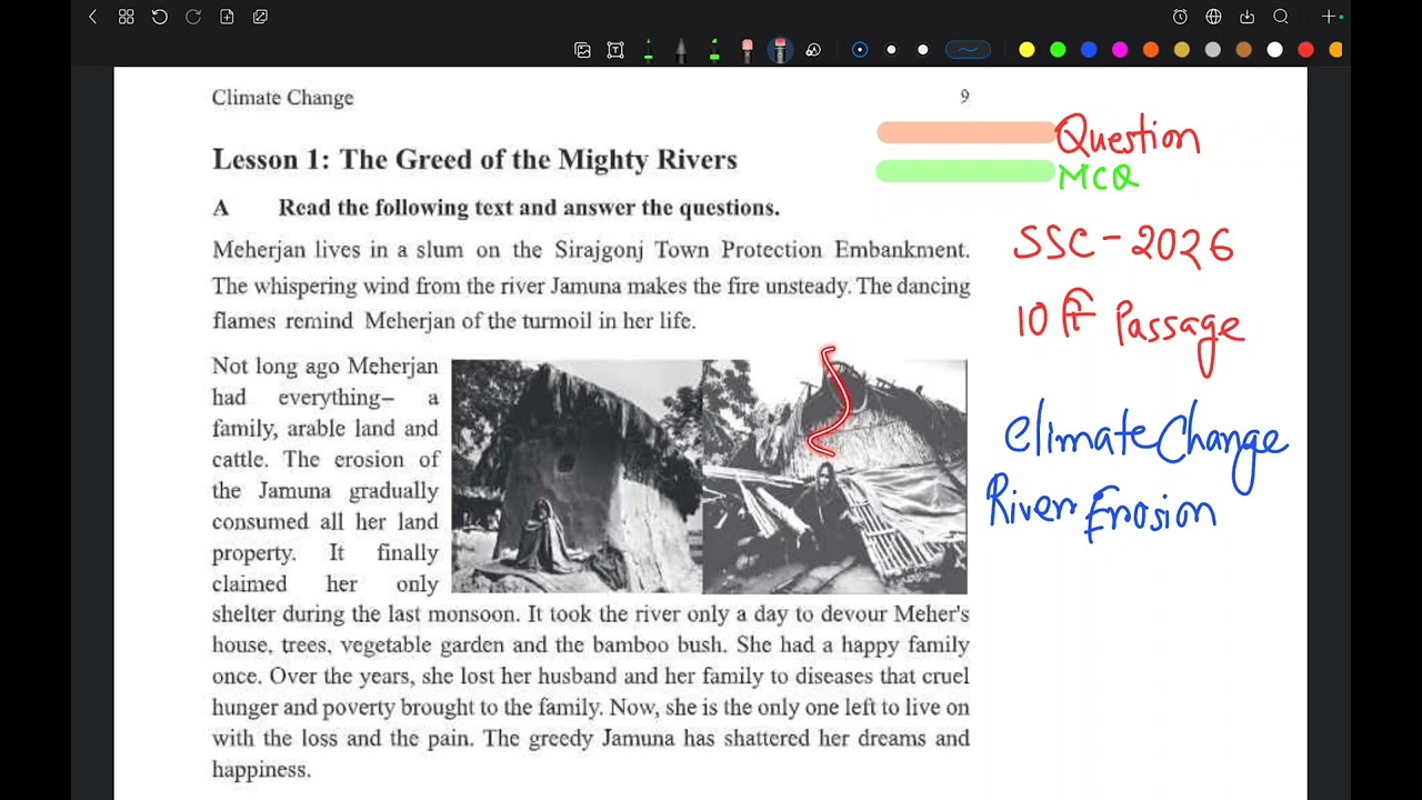 SSC ENGLISH PASSAGE - MAHERJAN BANGLA TRANSLATION