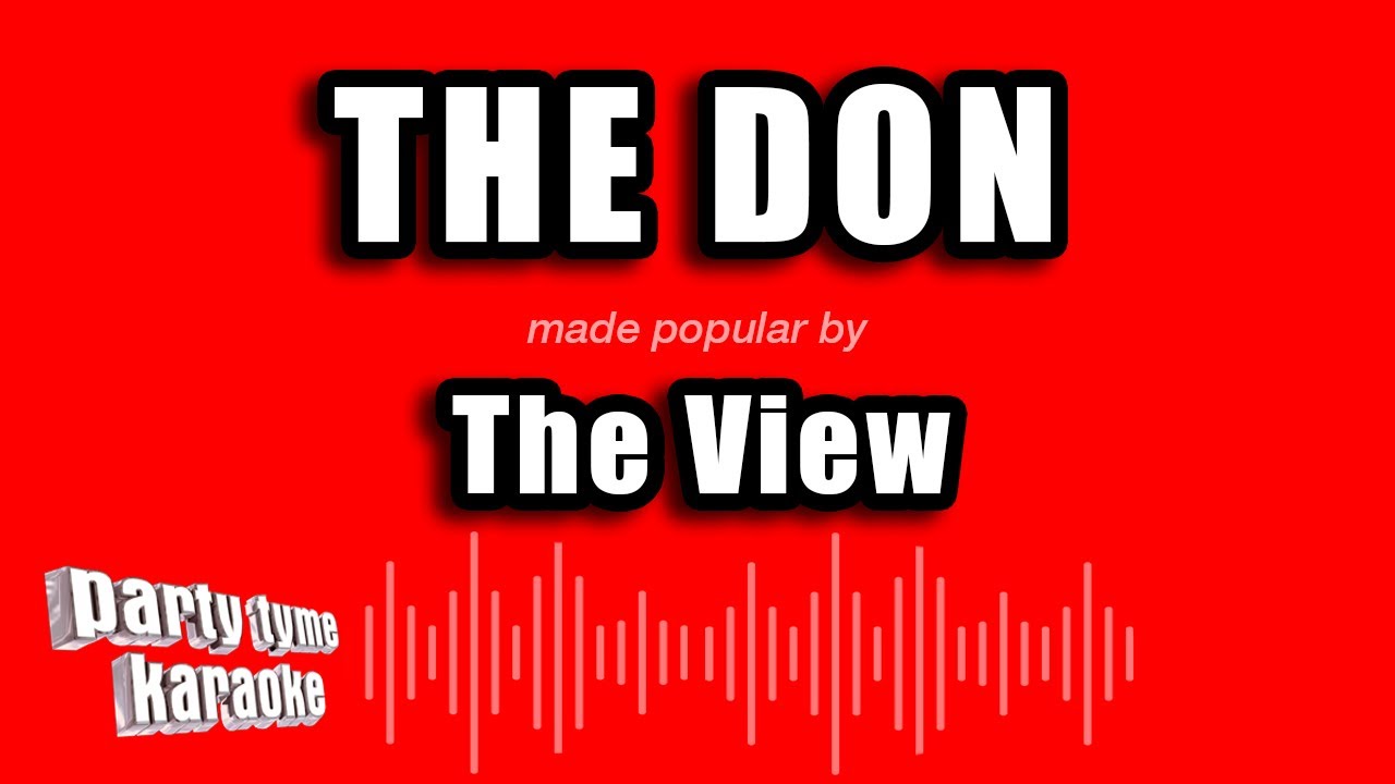 The View - The Don (Karaoke Version)