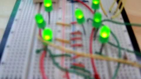 Dice using a ATMEGA8 AVR from ATMEL
