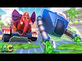 Super FIREFIGHTER truck vs. SLIME Robot! Who will win? | Cleaning the city | AnimaCars
