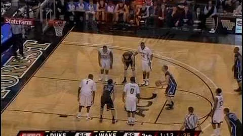 Jan. 28 - Duke v. Wake Forest -  Last 2 Minutes