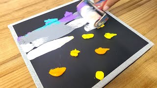 Easy Acrylic Painting Technique / Step By Step