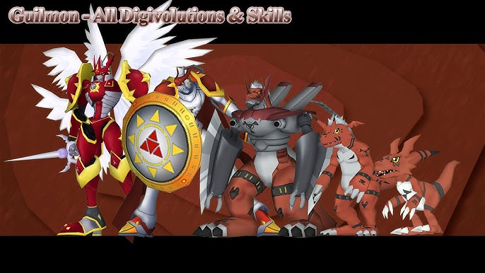 Digimon Masters Online: Gaomon - All Digivolutions & Skills 