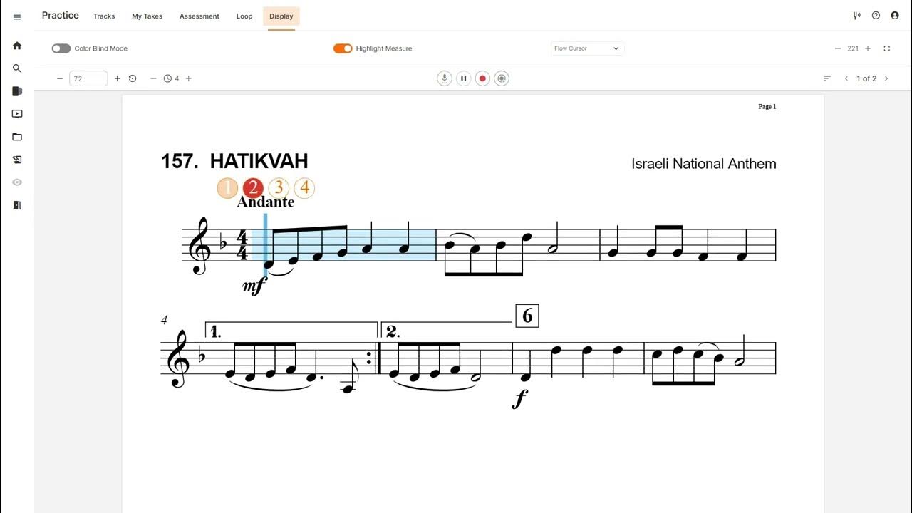 Play Along 157 Hatikvah (Essential Elements Book 1) YouTube