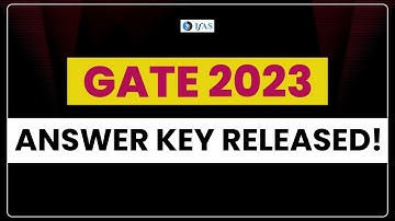 How to Check GATE Answer Key 2023 | GATE Exam 2023 | IFAS