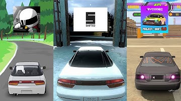 FR Legends vs Project Drift 2.0 vs Shifted - Drift Game Comparison