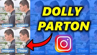 How to Make Dolly Parton Challenge Picture on Instagram! (Trick) screenshot 2