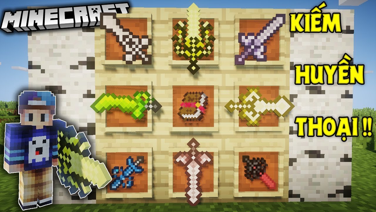 NẾU BẠN SỞ HỮU NHỮNG THANH KIẾM HUYỀN THOẠI TRONG MINECRAFT THÌ SAO !!?? | MCPC - YouTube