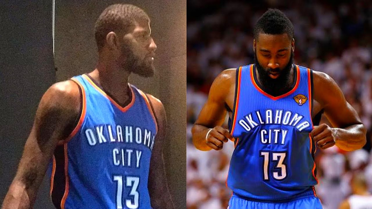 james harden thunder jersey