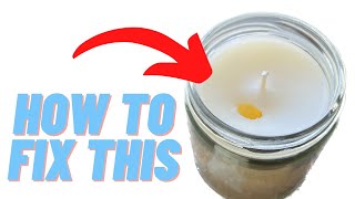 There's a hole in my candle! Can you fix this?