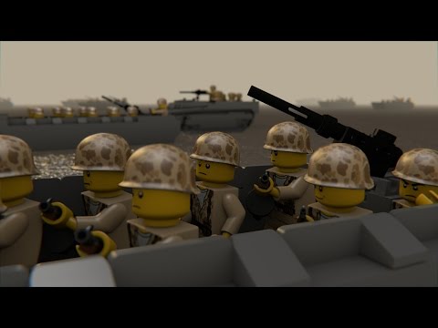 LEGO WWII Micro Tank Battle Combat Game by Brickmania. 