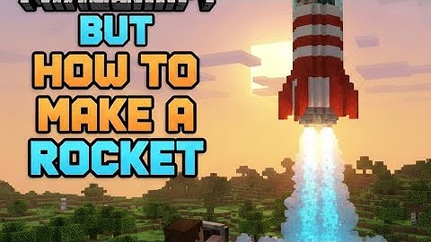 How to make a rocket #viral #minecraft #foryou #tutorial #rocket #minecraftedit 