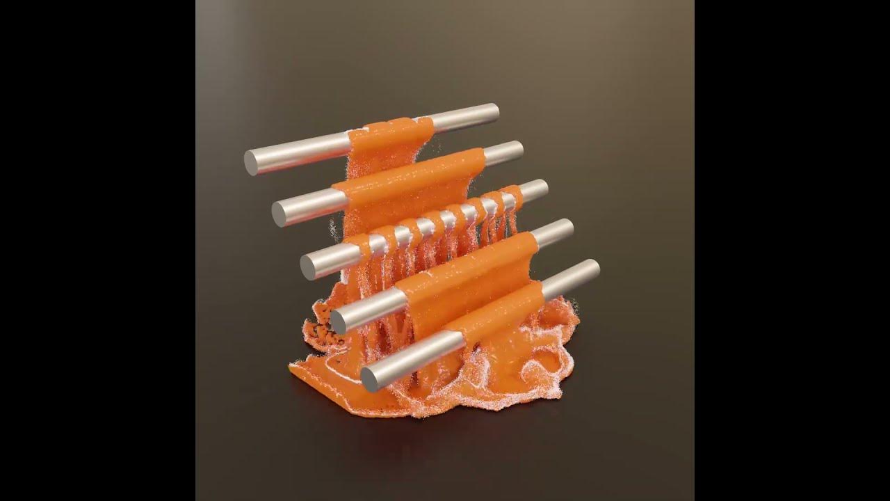 BLENDER VISCOSITY FLUID SIMULATION YouTube