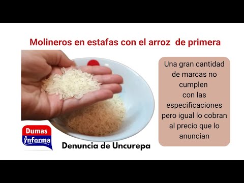 Molineros son reincidentes en estafas de productos arroceros dice Uncurepa