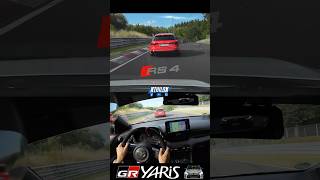 Audi RS4 vs. Toyota GR Yaris - heavyweight or lightweight 😁 Nürburgring Nordschleife POV