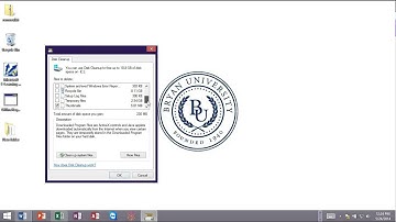 How to use disk cleanup Windows 8