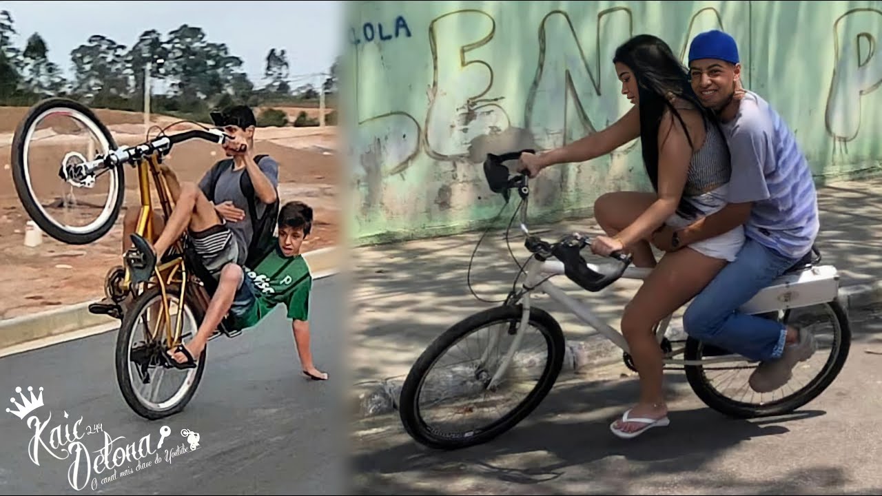 CHAMANDO NO GRAU DE BIKE COM A FIEL NA GARUPA