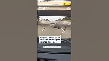 Video catches Grappler ripping out tires of fleeing car