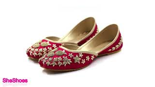 Traditional Hand Made Unique Asian Shoes 'Khussa' | Place Your Order.