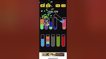 Water Sort Puzzle level 1270