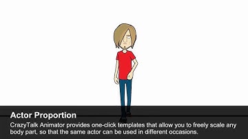 CrazyTalk Animator 2 Functional Project - Actor Proportion