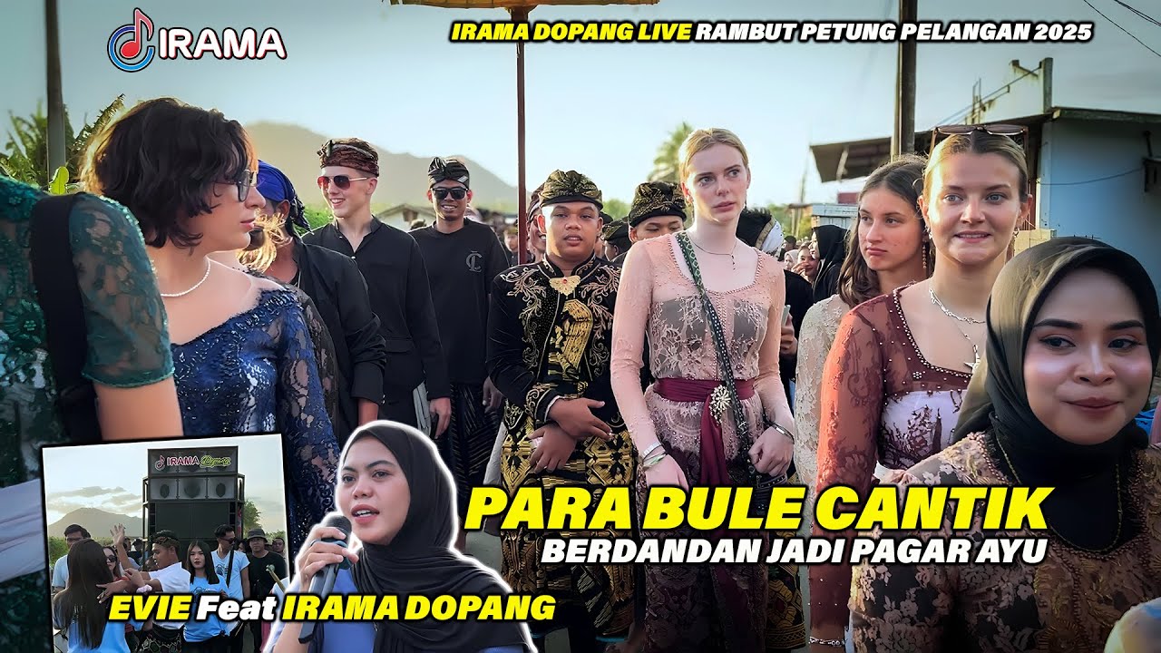 Bersama Irama Dopang Para Cewek Bule Ikut Nyongkolan Pengantin Medang Ke Rambut Petung Pelangan