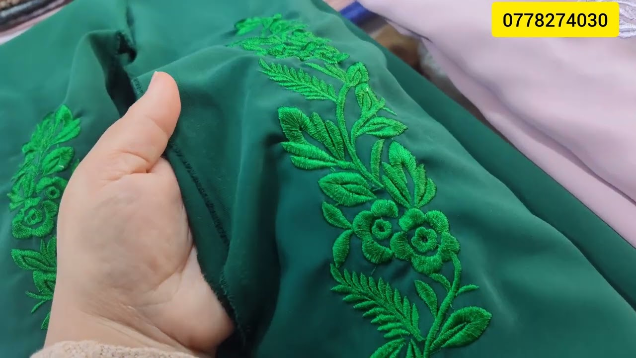 #دخلي تشوفي المليفة و الكريب مطروز طرزة جديدة خدميها جلابة أو قفطان والتوصيل لجميع المدن 