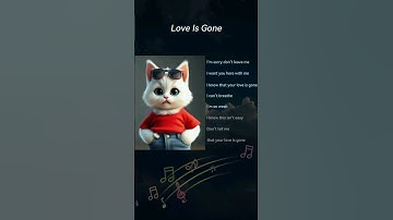 Thumbnail of When Cats Sing “Love Is Gone”…💔 This Broke Me
