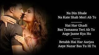 TERE BIN | AKSHAY KUMAR | FULL SONG LYRICS| BHAGAM BHAG ||