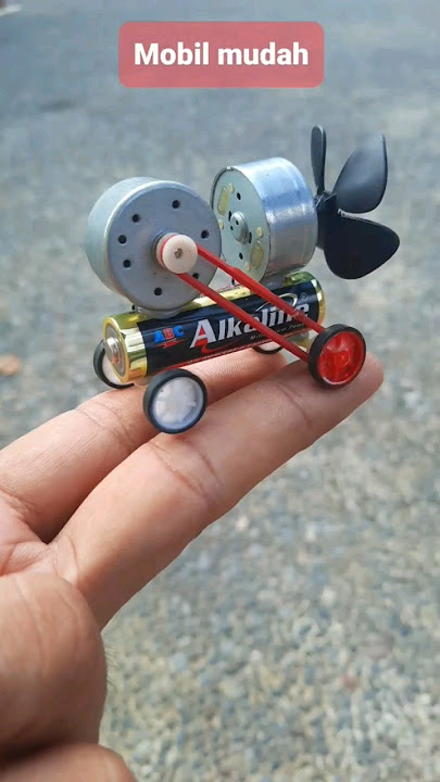 diy membuat mobil mudah dengan double power #kreatif #idebarangbekas #tutorial #diy