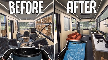 Turning an Old Bus into a Beautiful Home in Bus Flipper Simulator