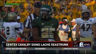 Former #Baylor RB Lache Seastrunk signs with Centex Cavalry #sicem