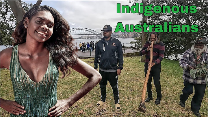 I visited the Black Indigenous Australians