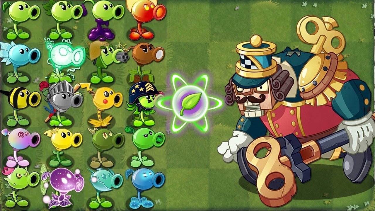 Ranking All Plants LEVEL 1 vs NUTCRACKER Gargantuar Zombie - Pvz 2 Challenge China Version