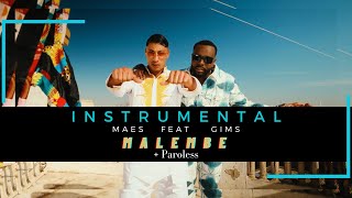 MAES x GIMS - MALEMBE [Instrumental   video lyrics]
