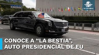 Así es “La bestia”, el auto antibalas que transportará a Donald Trump al Capitolio