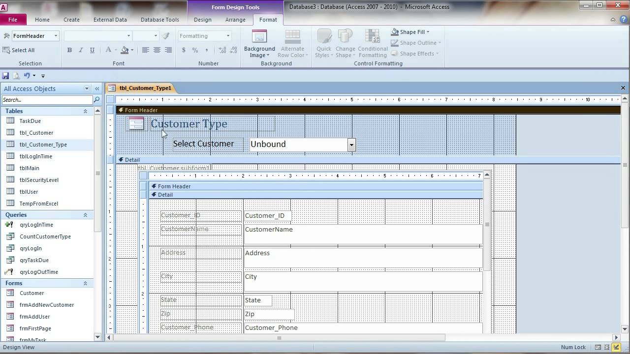 Access Database Basics